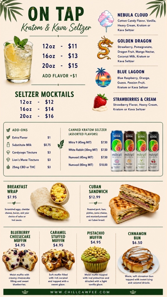 On Tap & Specialty Menu